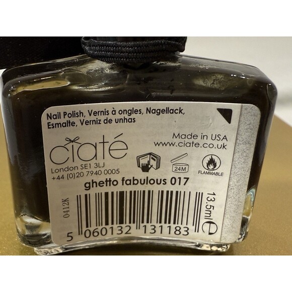 Ciate Caviar Pearl Black & Paint Pots Nail Polish Ghetto Fabulous 017 Mani Set - Picture 3 of 11